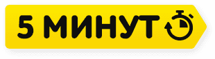 за 5 минут