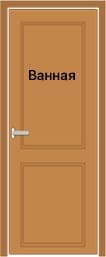 Дверь в ванную